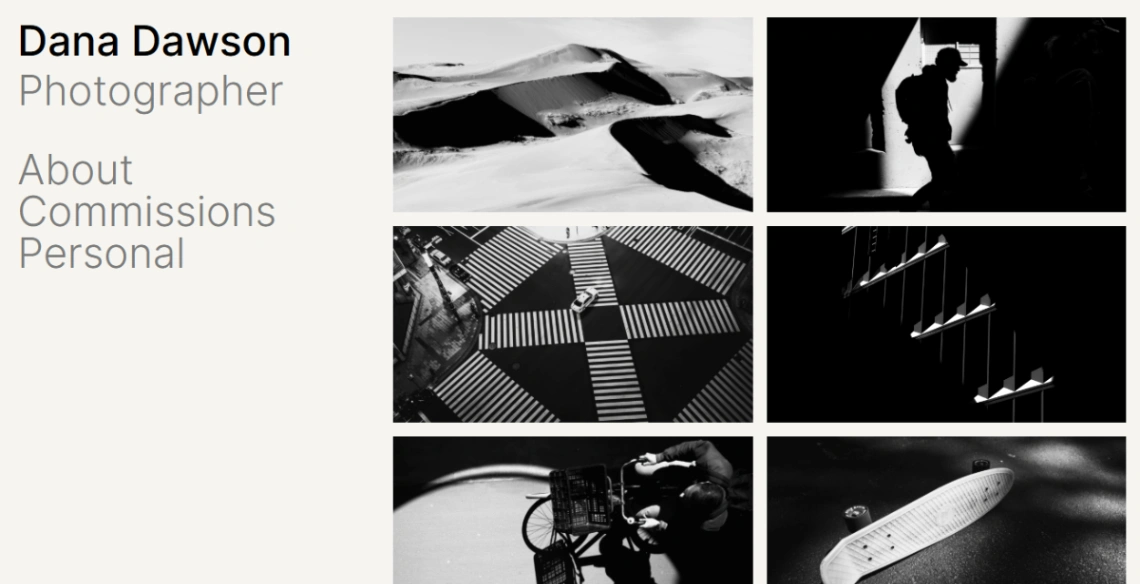 Sophisticated Editorial website template