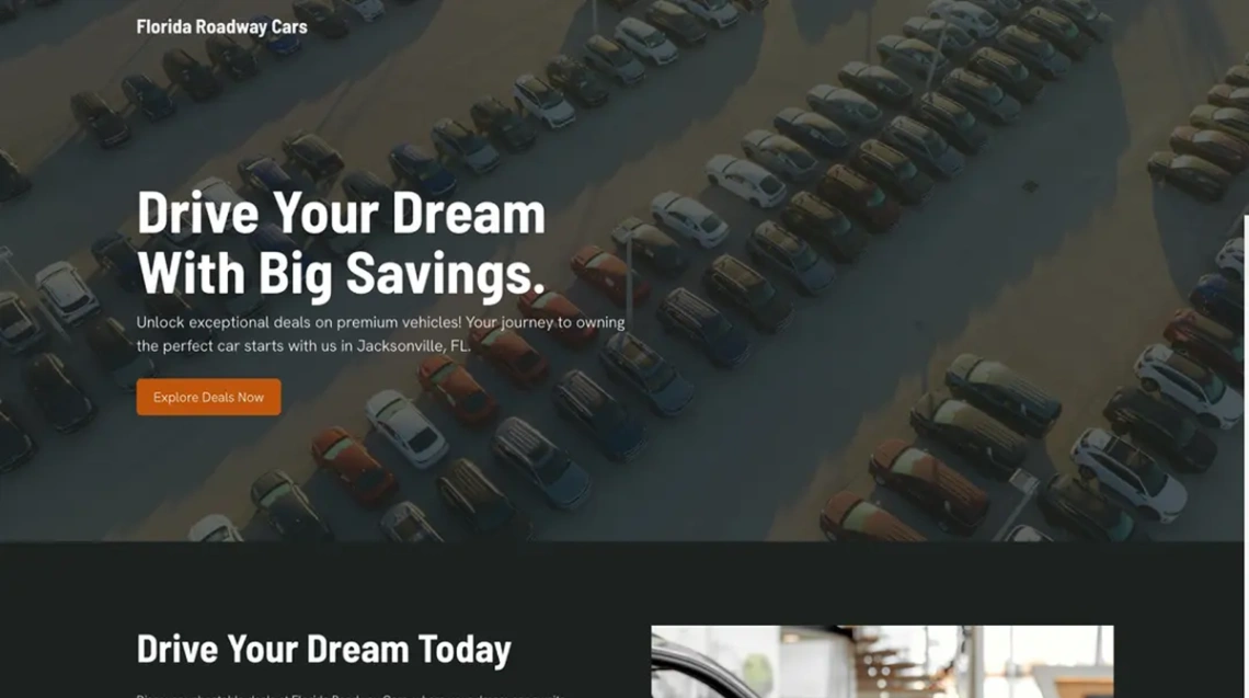 Car Dealership website template