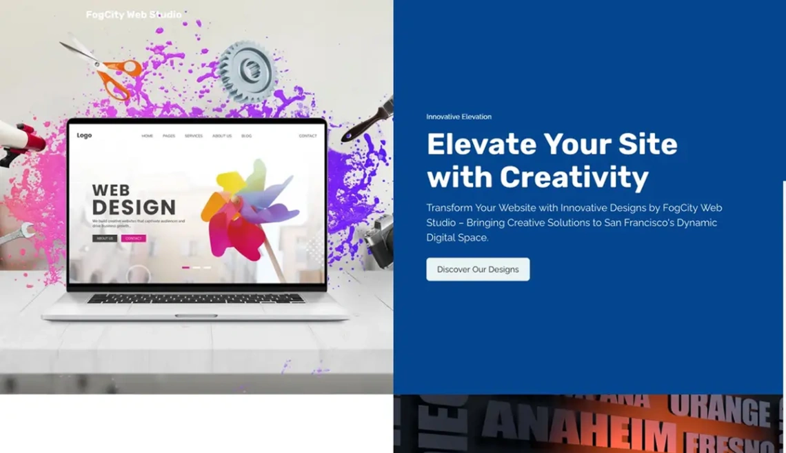 Web Design Agency website template
