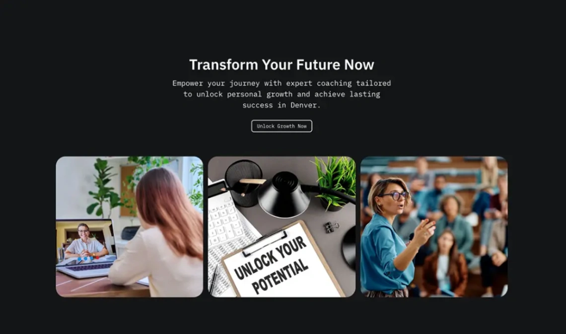 Life Coaching website template