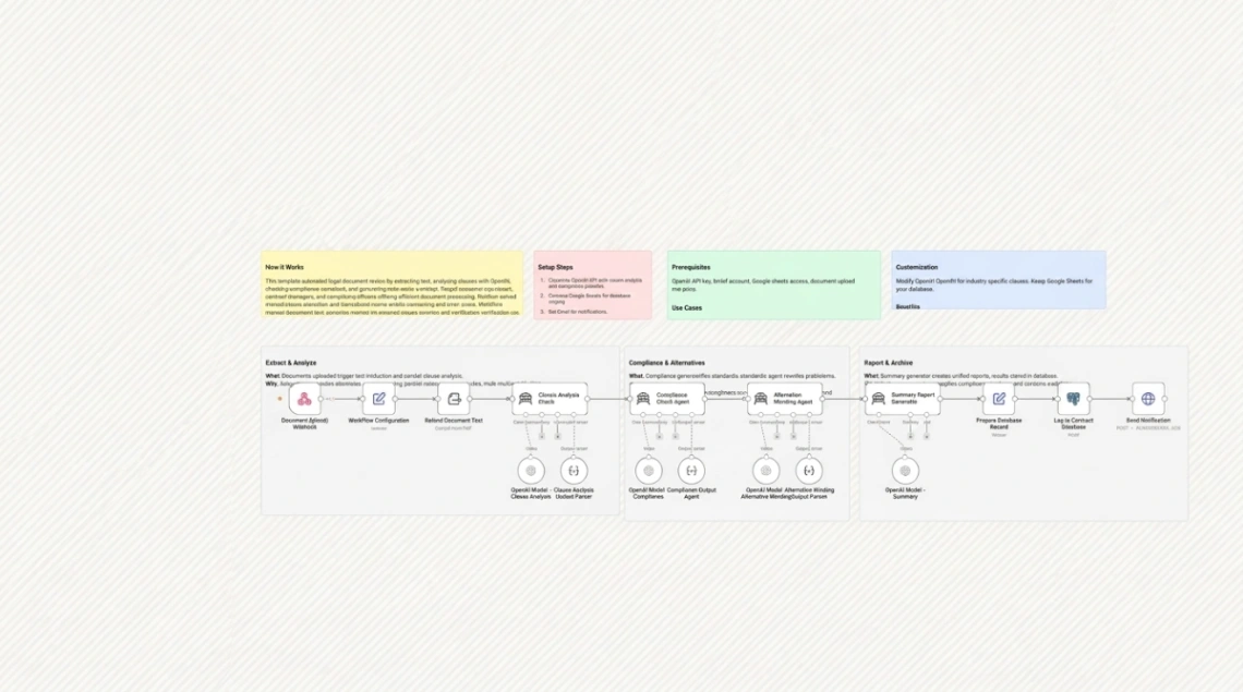 AI Legal Doc Reviewer website template
