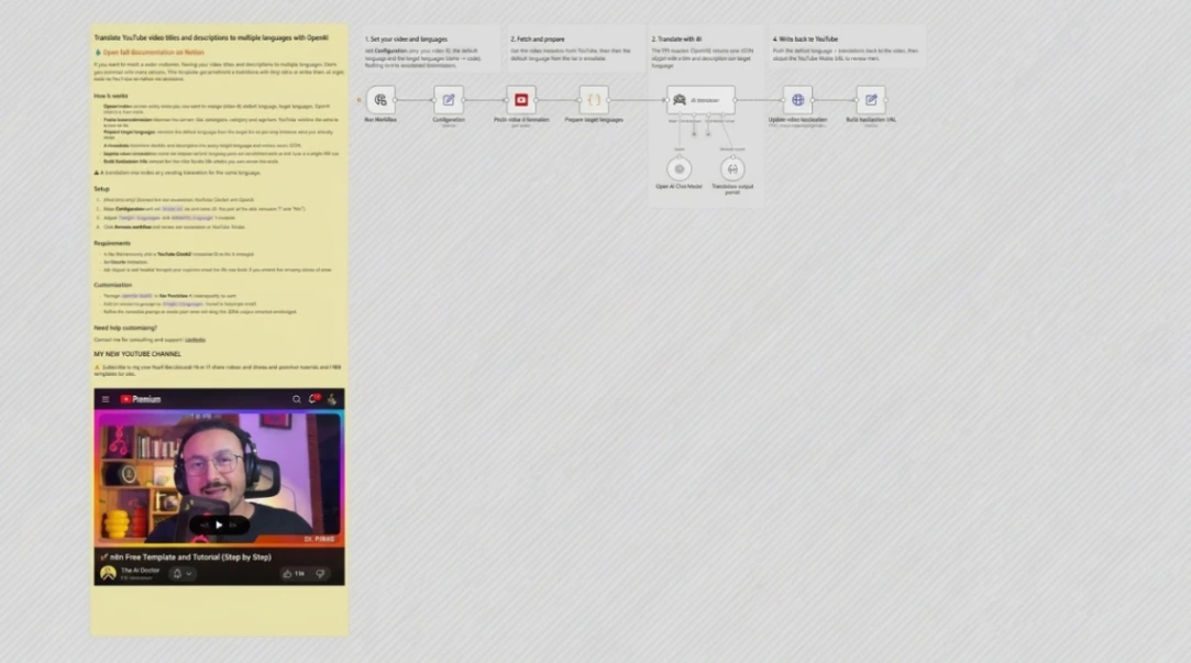 AI Video Translator web application template