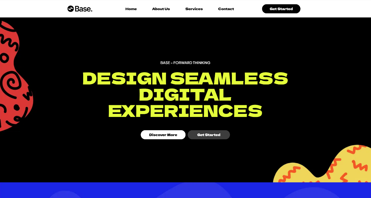 Agency Website website template