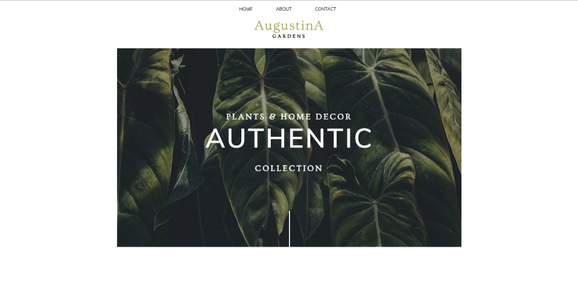 Plant and Home Decor website template