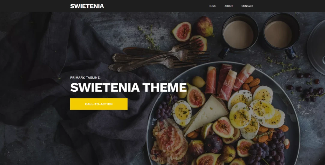 Restaurant Website website template