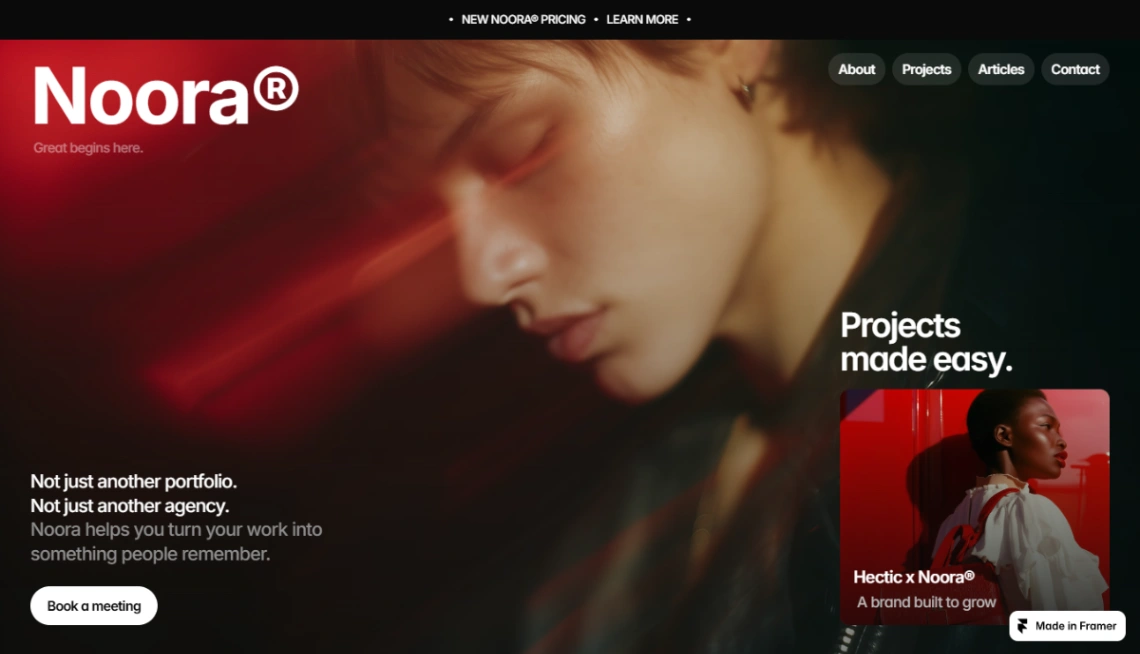 Design Agency website template