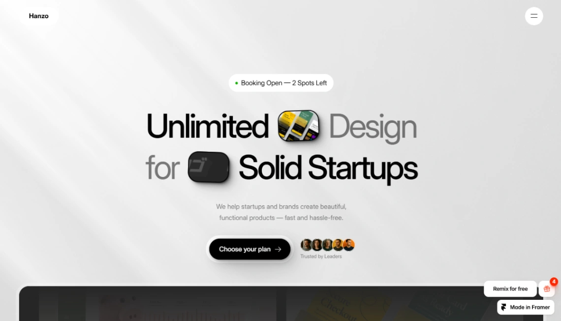 Productized Agency website template