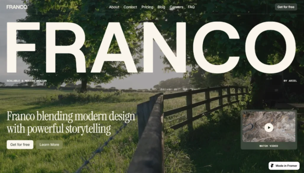 Creative Agency website template