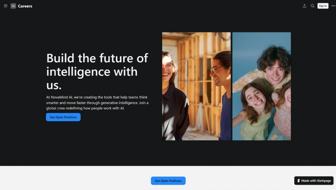 Careers Website website template