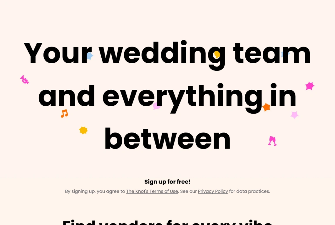 Wedding Planner website template