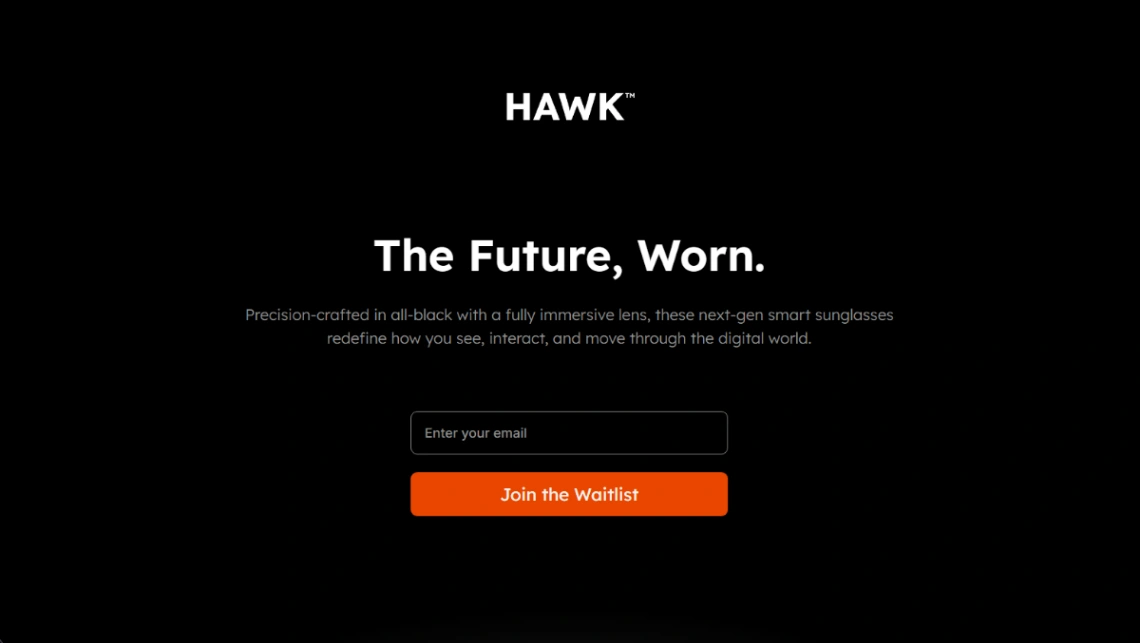 Product Launch Waitlist website template