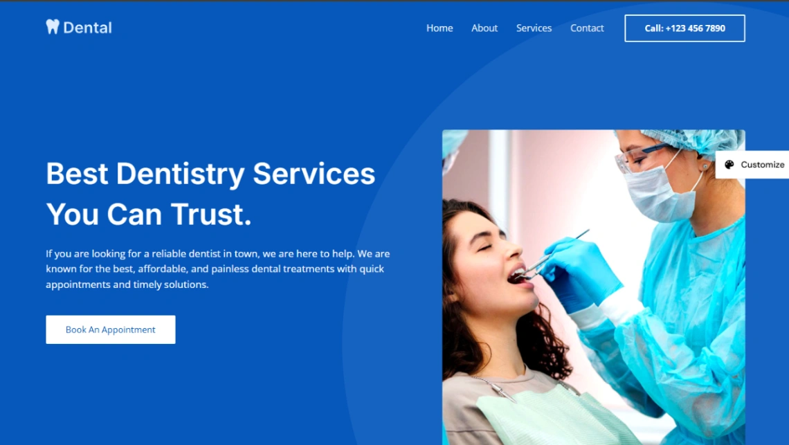 Dental Practice website template