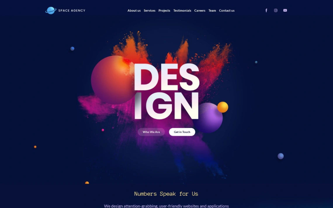 Creative Studio Portfolio website template