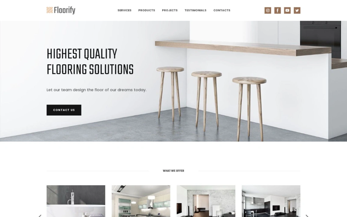 Flooring Solutions website template