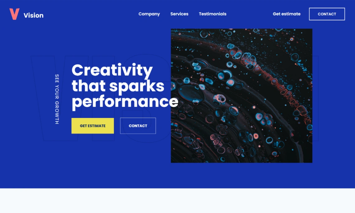 Marketing Agency website template