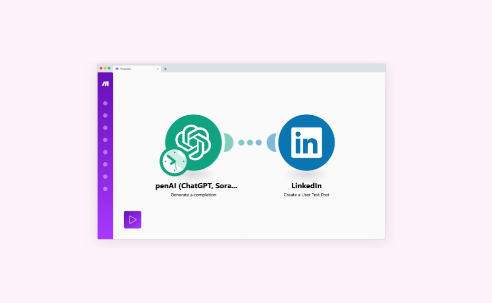 LinkedIn Content Generator web application template