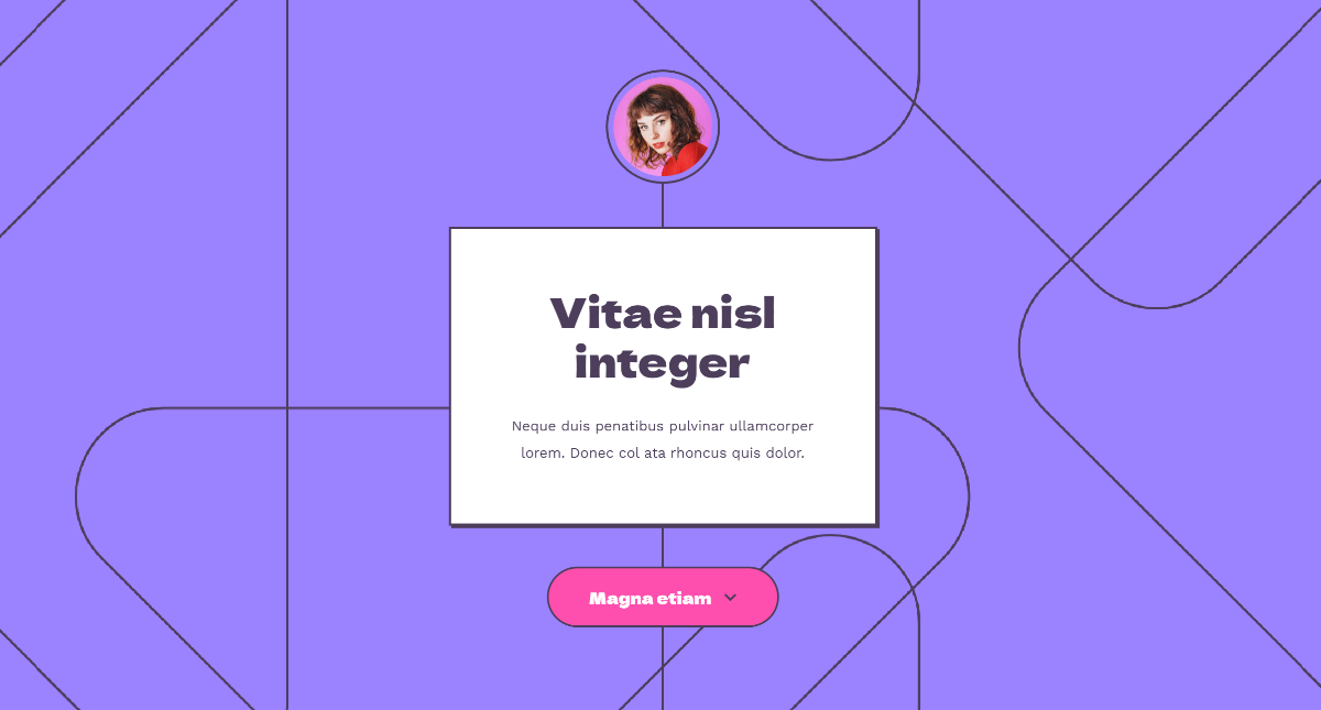 Personal Website website template