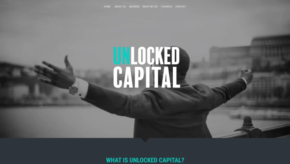 Financial Services website template