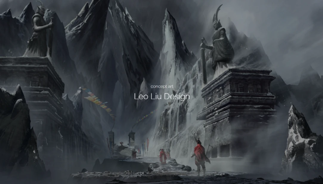 Designer portfolio website template