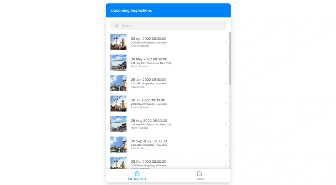Property Management mobile app design template