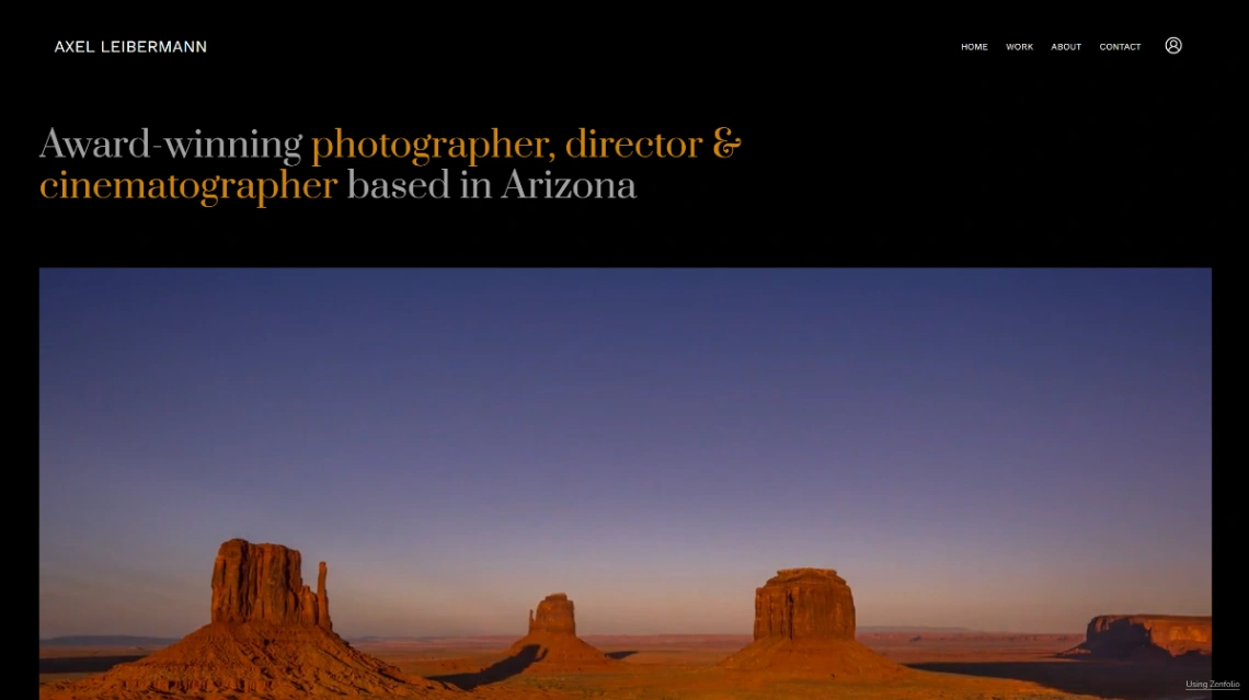 Landscape Photography website template