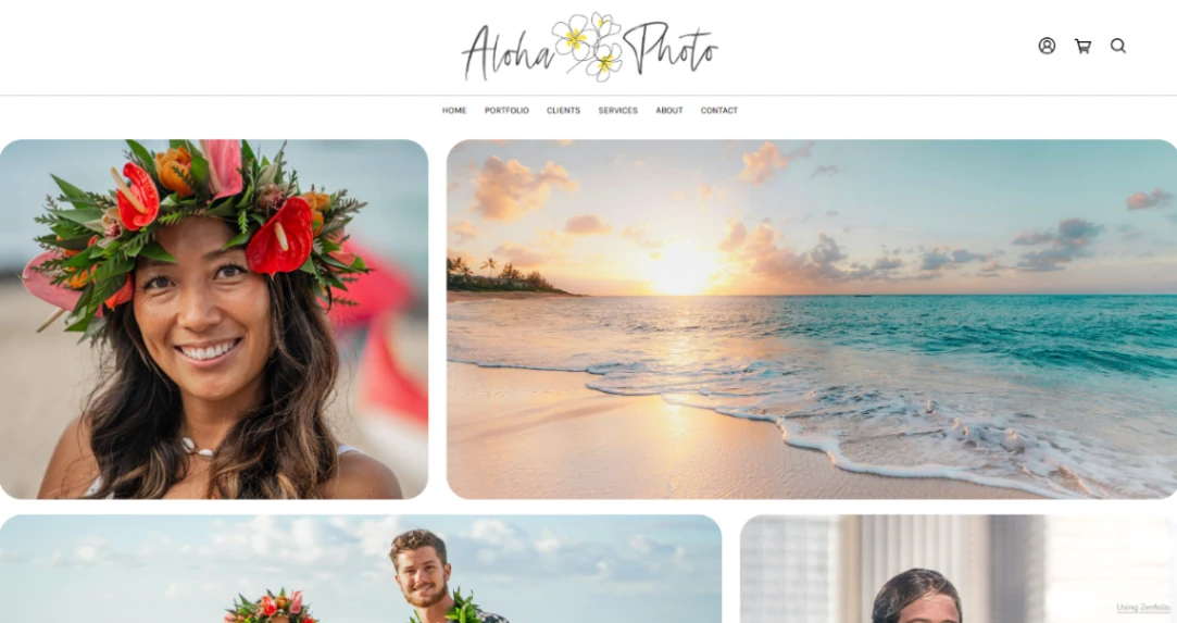 Hawaii Photography Studio website template