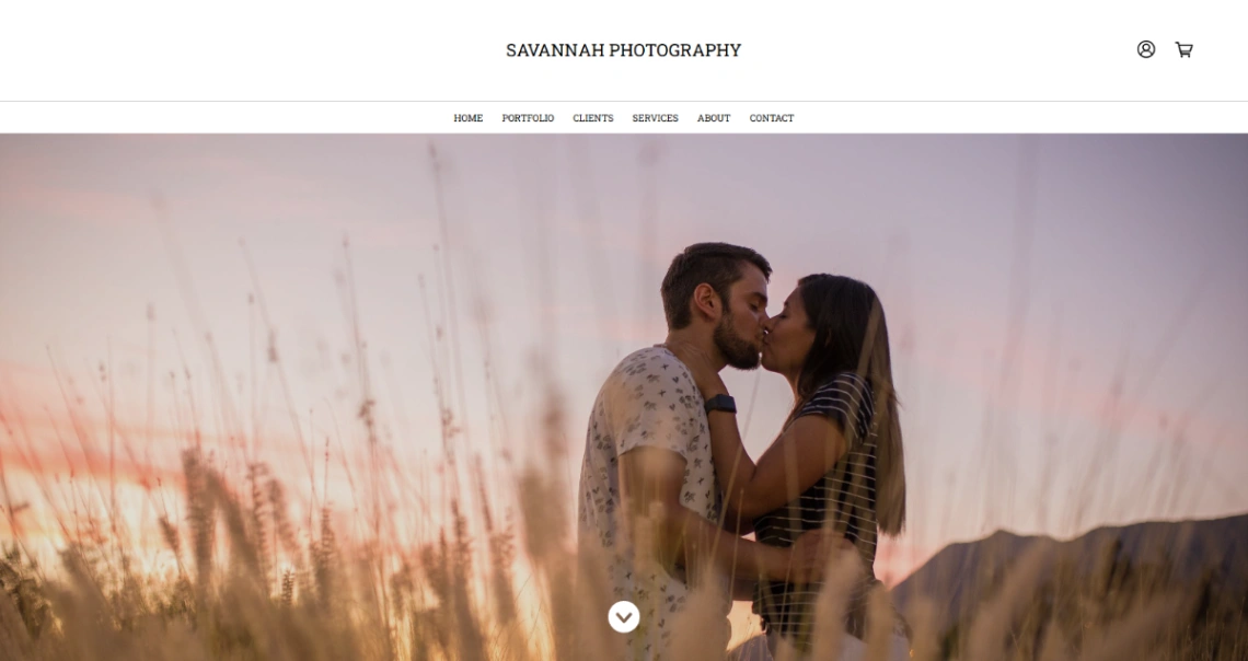 Portrait Photography website template