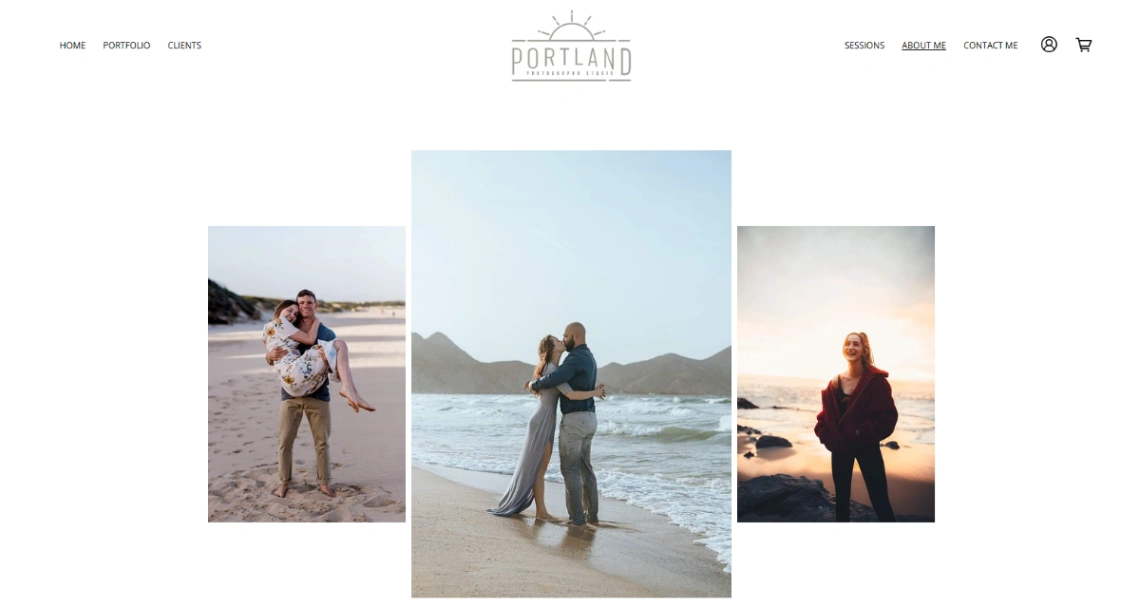 Portland Photography website template