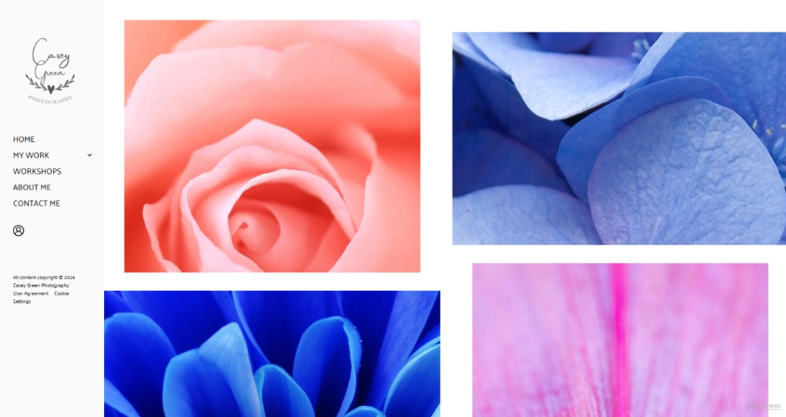 Macro Nature Photography website template