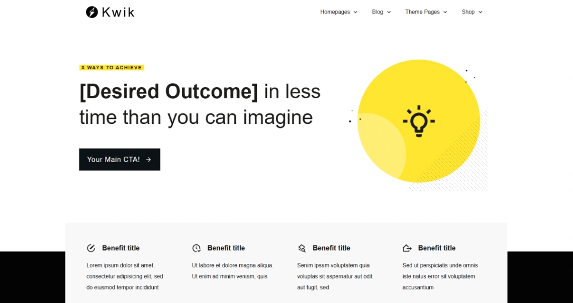 Business Agency website template