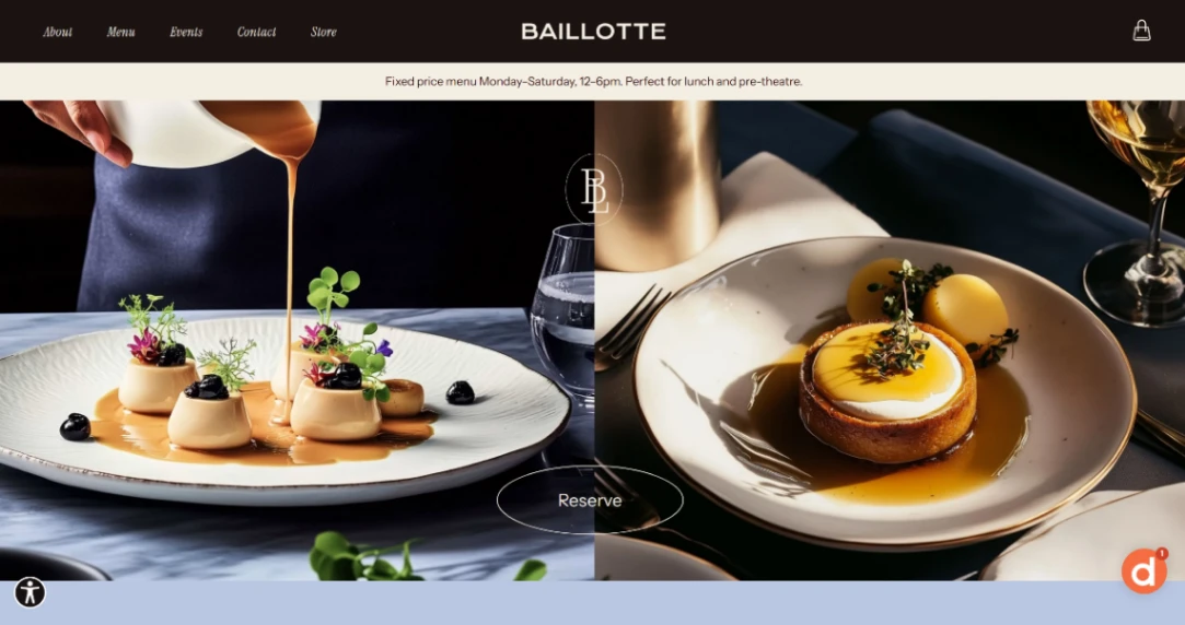 Chef Restaurant website template