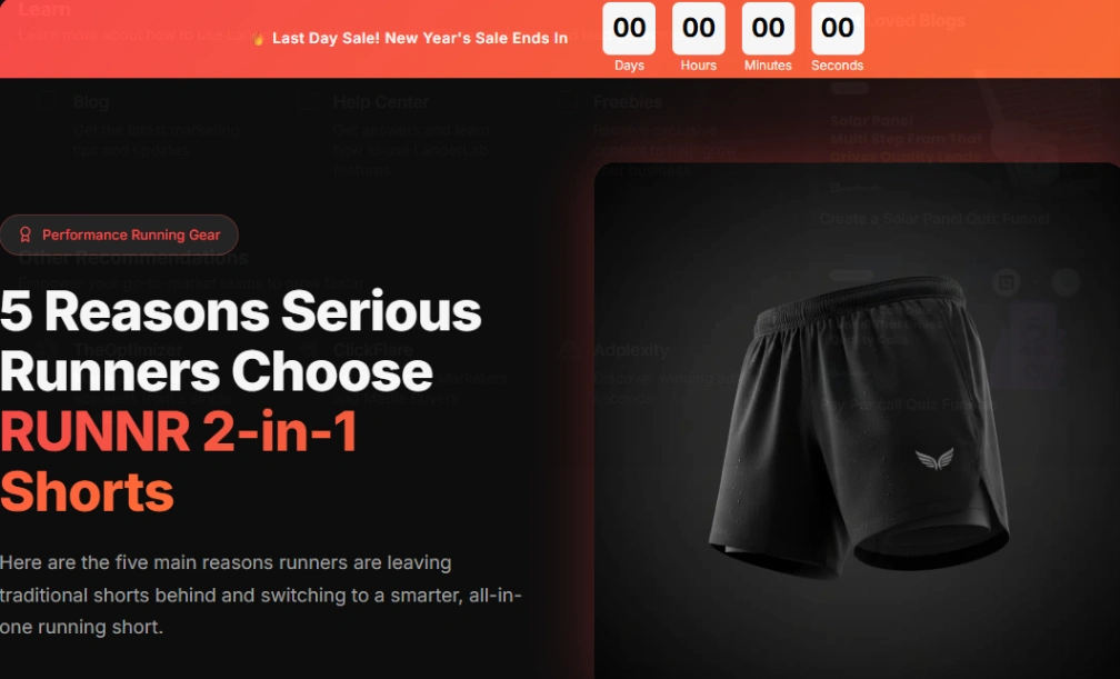 Listicle Conversion website template