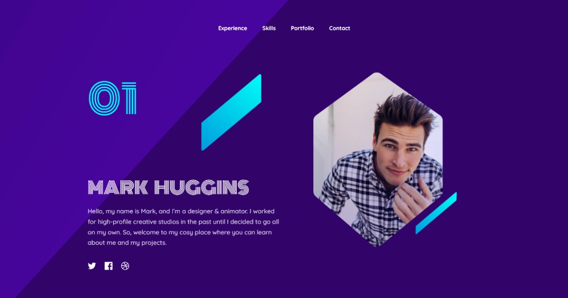 Personal Portfolio website template