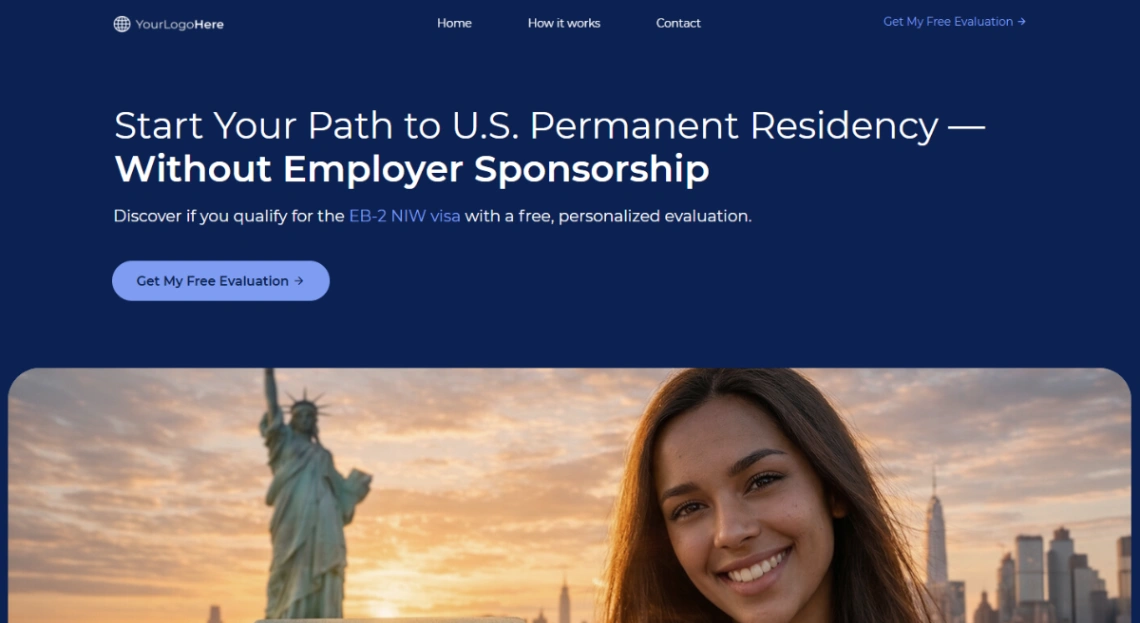 Immigration Services website template