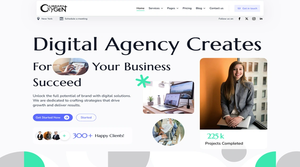 Digital Agency website template