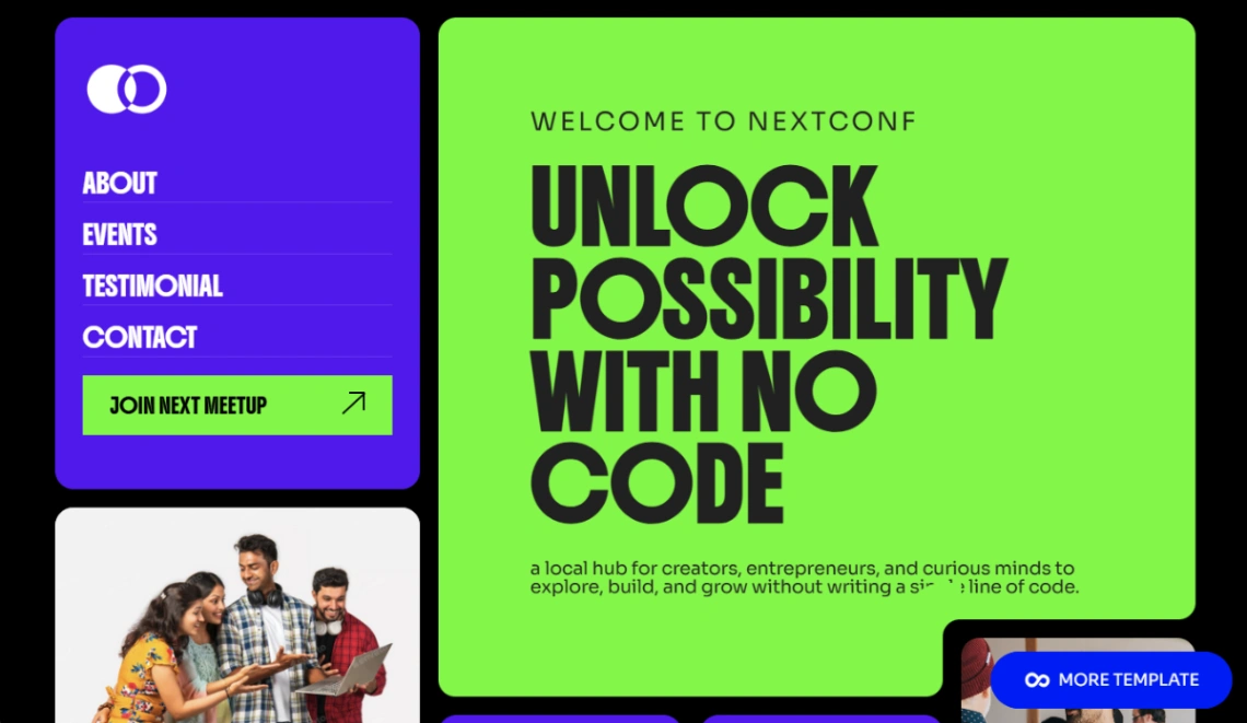 Conference & Events website template