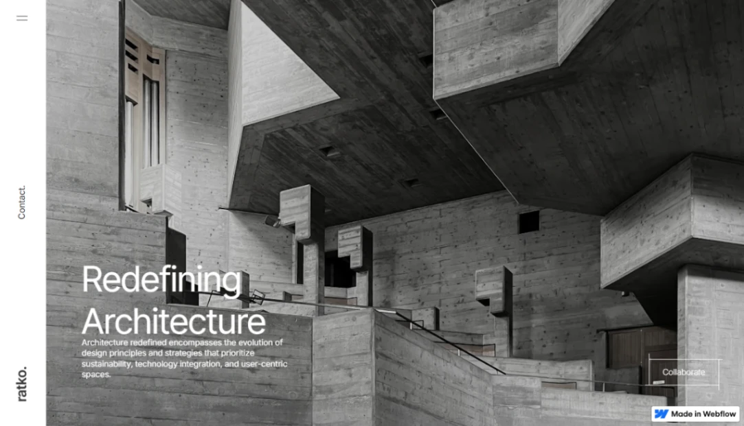 Architecture Portfolio website template