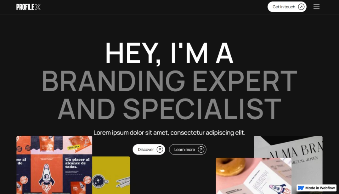 Boutique Agency website template