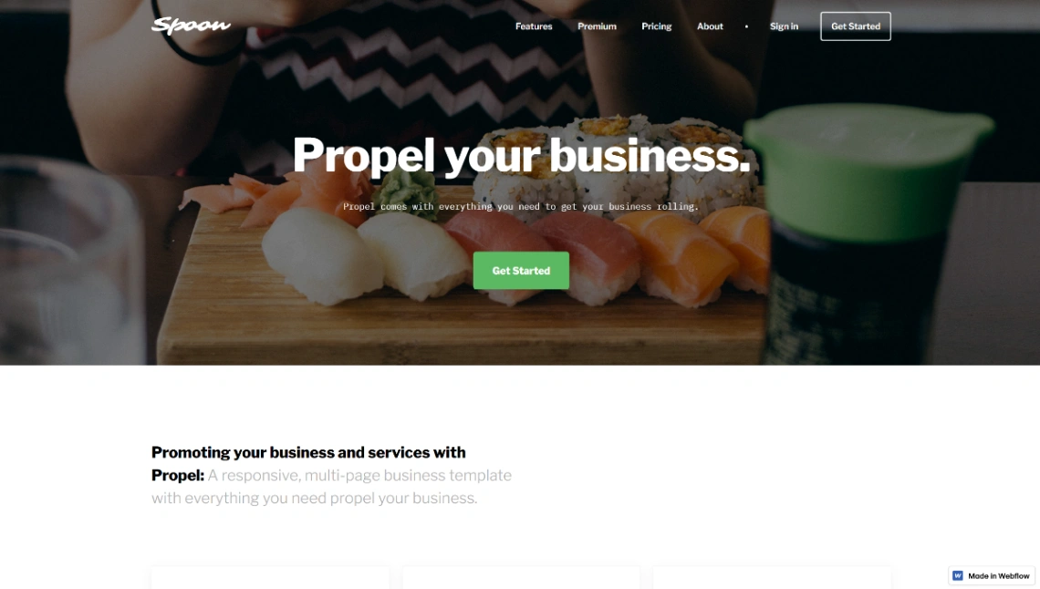 Business Website website template