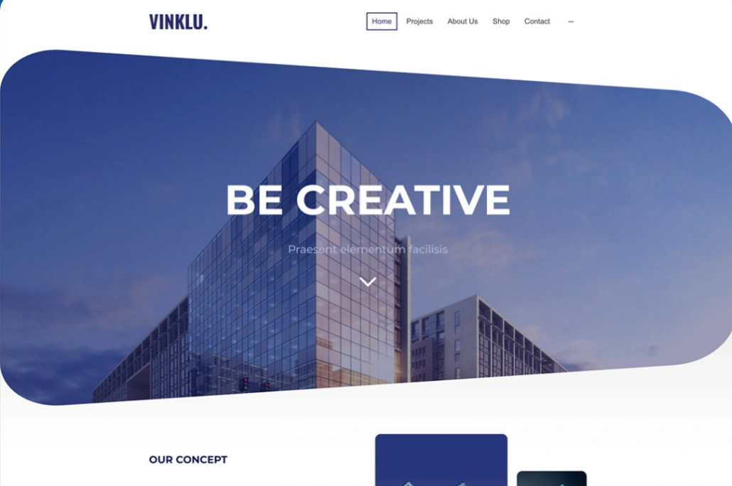 Architecture Firm website template