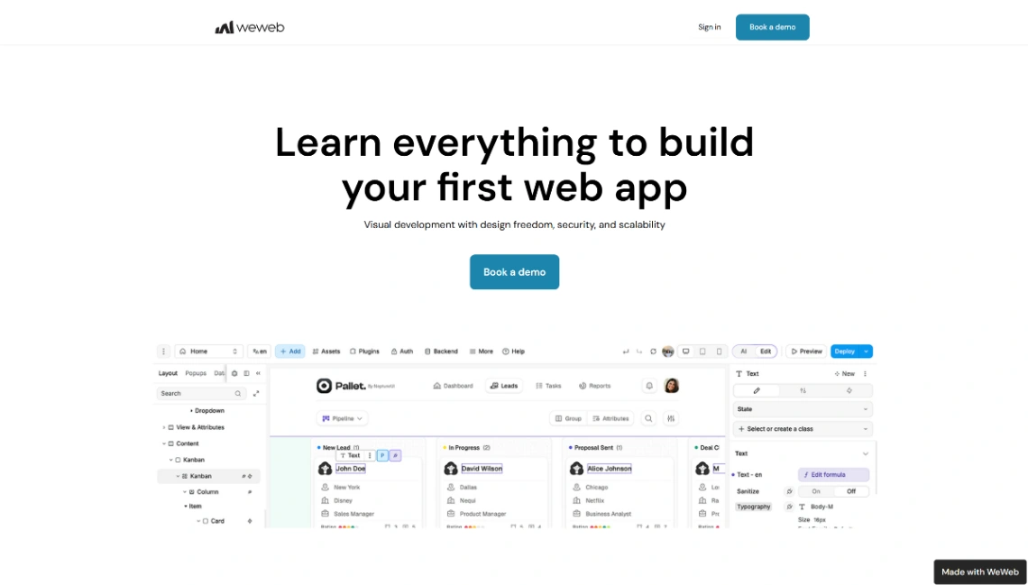 Lead Capture Form website template