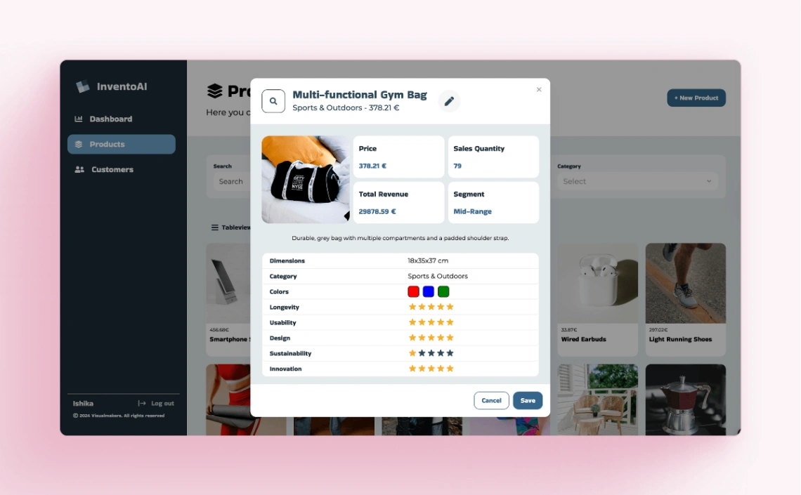 Inventory Management web application template