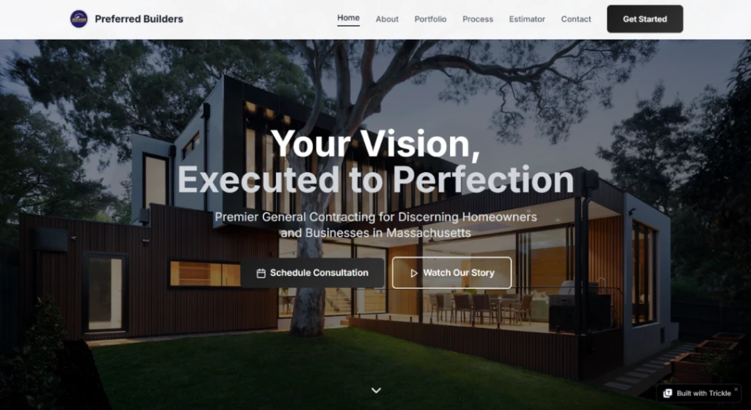 Premium Construction Company website template