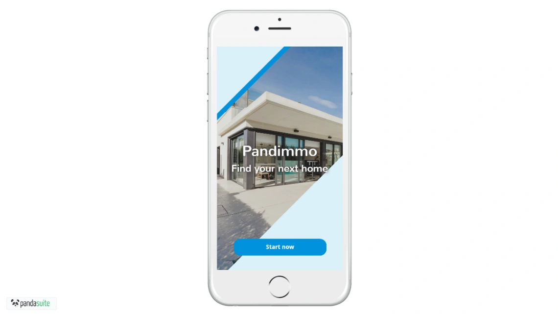 Real Estate Catalog mobile app design template