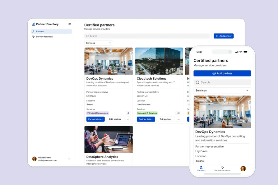 Partner Directory web application template