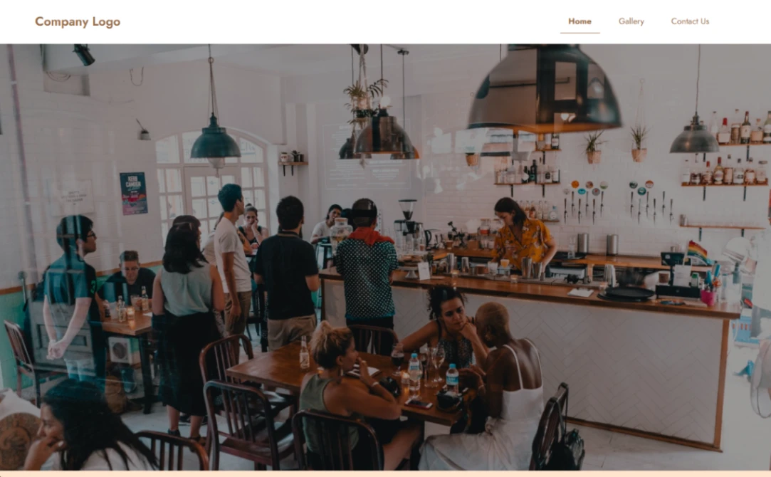 Local Coffee Shop website template