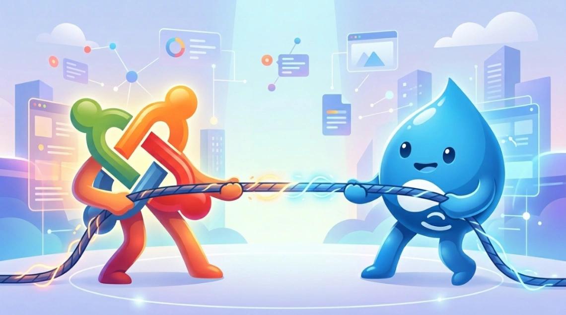 The 20-Year CMS Battle Between Joomla and Drupal