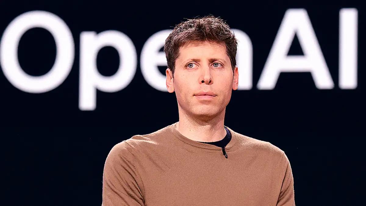 Sam Altman discussing ChatGPT's record-breaking growth at OpenAI in early 2023