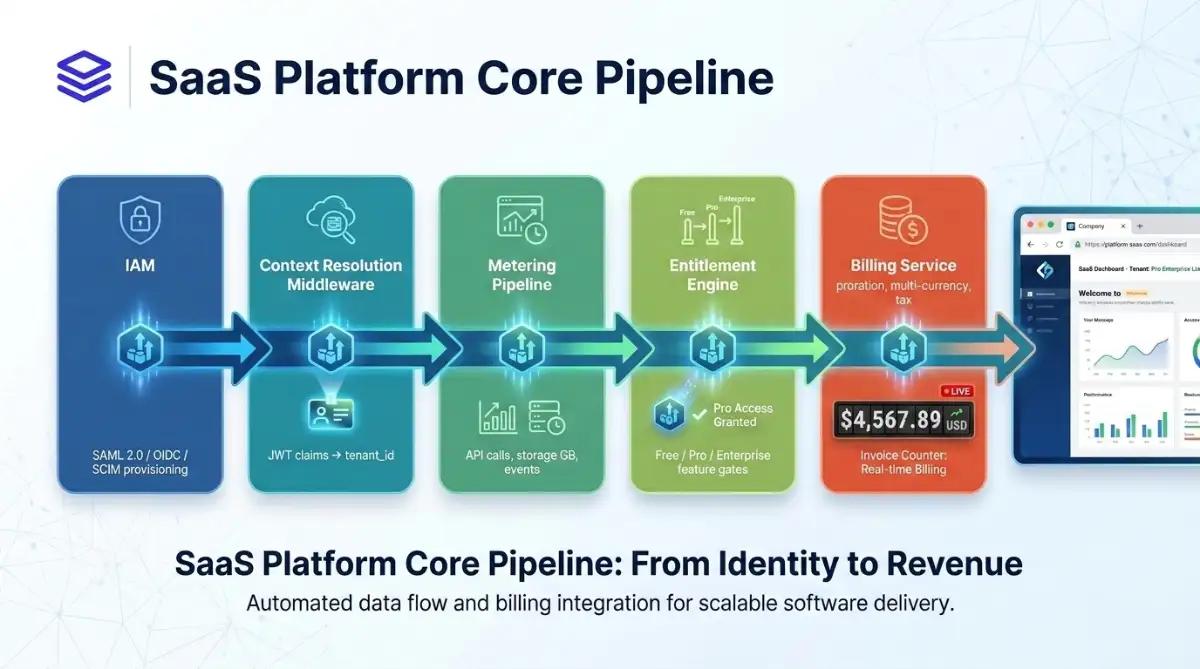 Five functional modules that power a modern SaaS application