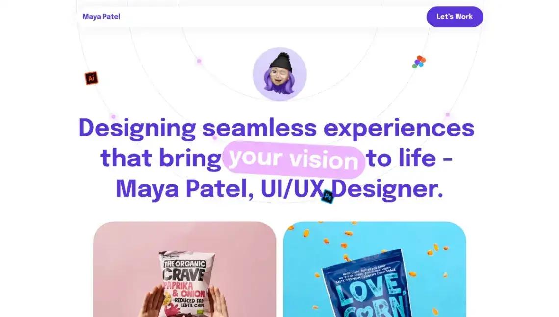 Portfolio Website no code website template